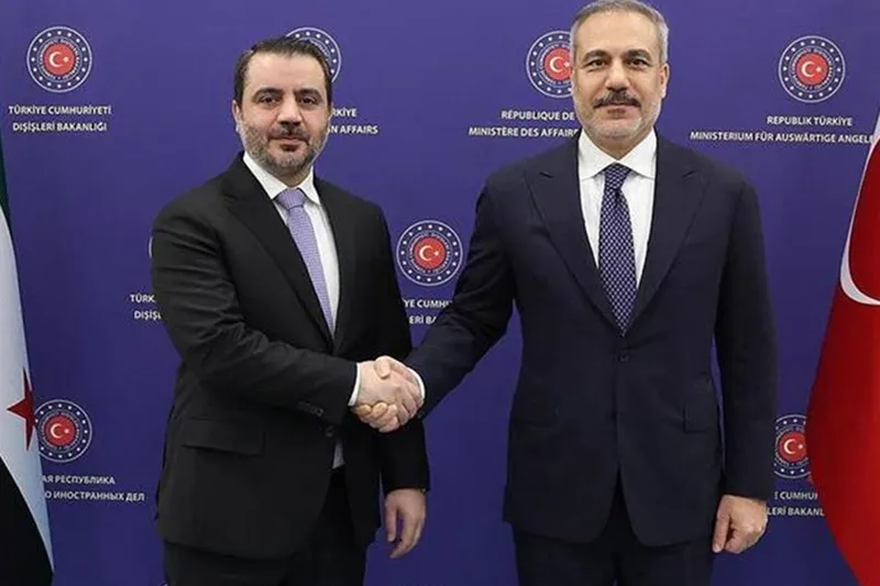 Dışişleri Bakanı Fidan, Suriyeli mevkidaşı Şeybani ile görüştü