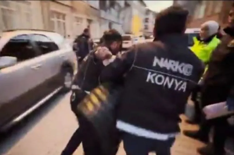 Konya merkezli operasyonda 419 şüpheli tutuklandı