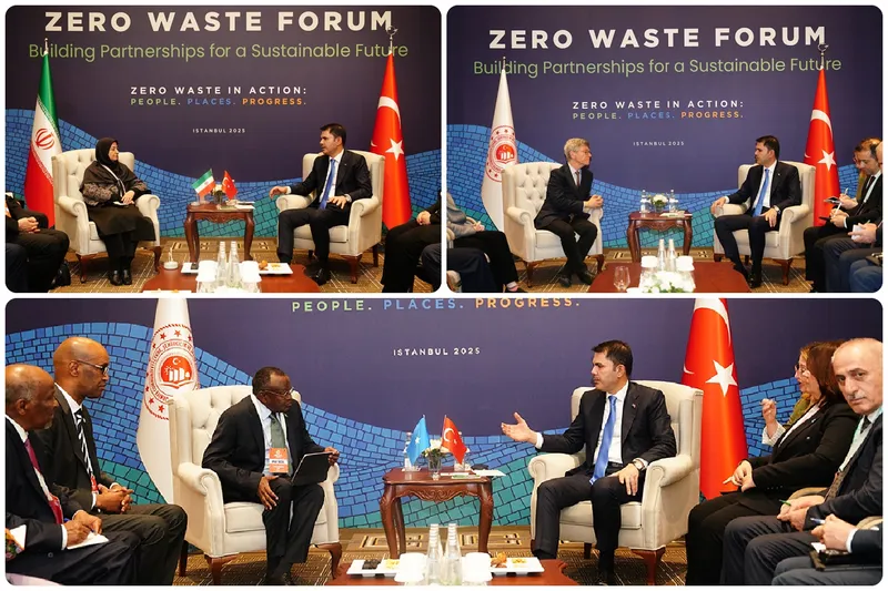 Bakan Kurum, İran, Somali ve BM temsilcileri ile görüştü