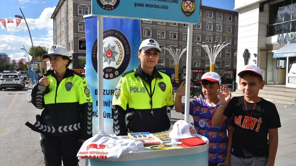 Erzurum’da “Önce Yaya” Trafik Denetimleri Artırıldı