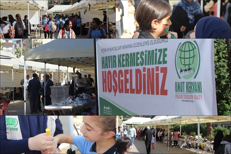 Umut Kervanı Cizre’de ihtiyaç sahibi ve muhtaçlar yararına kermes düzenliyor