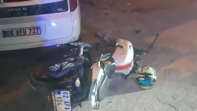 Besni’de motosiklet kazası: 1 yaralı  - Videolu Haber