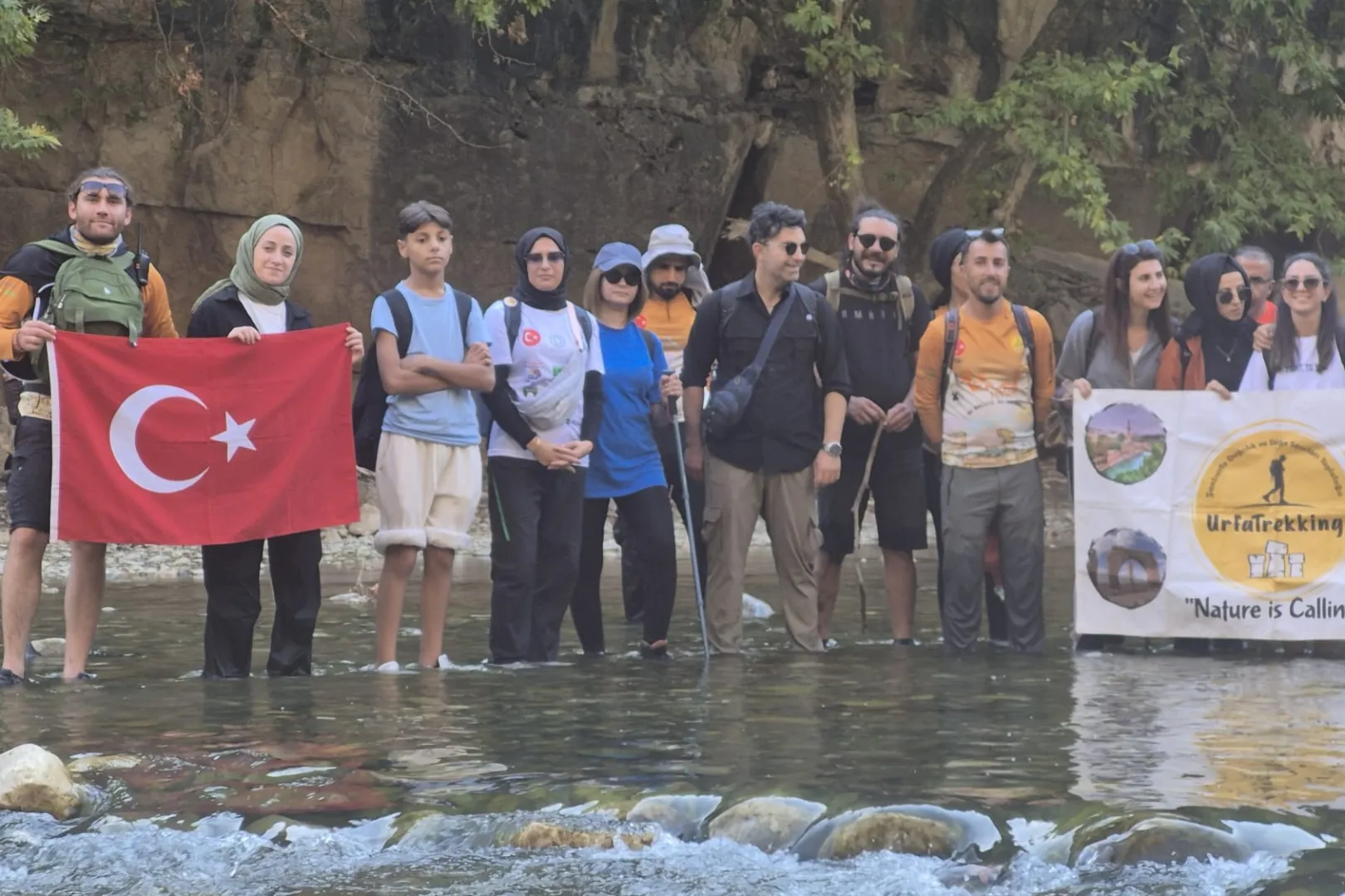 Şanlıurfa’dan 50 doğasever, Batman’da Zore Kanyonu’nda