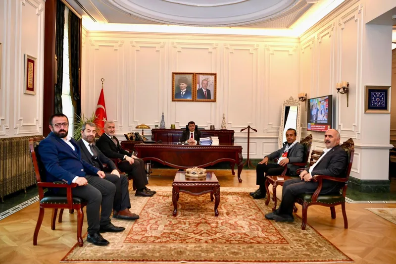 Ankara Valisi Şahin, ANFİDAP üyelerini kabul etti