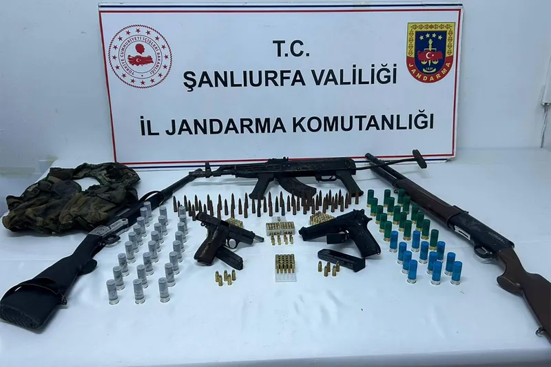 Şanlıurfa’da jandarmadan yasa dışı silahlanmaya yönelik operasyon