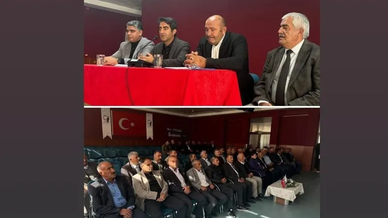 Kaymakam Enis Aslantatar, KÖYDES Ekim ayı 2. Olağan Genel Kurul Toplantısına katıldı