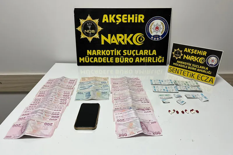 Konya Akşehir’de uyuşturucu operasyonu: 1 kişi tutuklandı