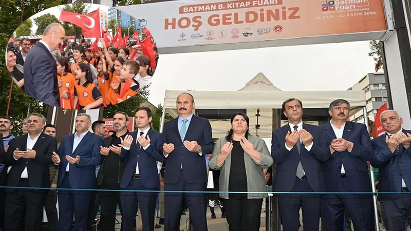 8. kitap fuarı ve kültür sanat festivali Batmanlılarla buluştu