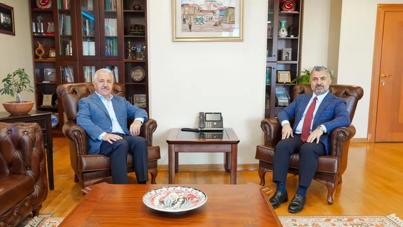 Ahmet Arslan’dan RTÜK Başkanı Ebubekir Şahin’e ziyaret
