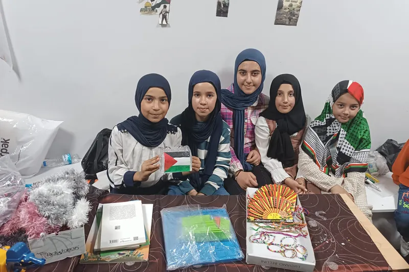 Konya’da minik yüreklerden Gazze’ye anlamlı destek