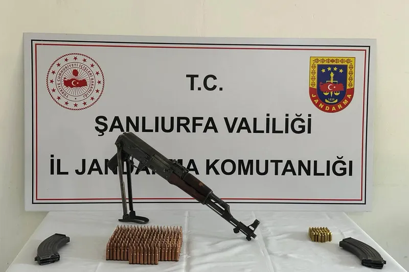 Şanlıurfa’da jandarmadan ruhsatsız silah operasyonu