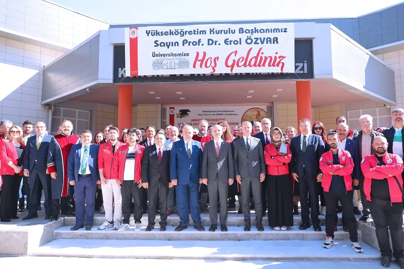 YÖK Başkanı Özvar Amasya Üniversitesi akademik yılı açılışında konuştu