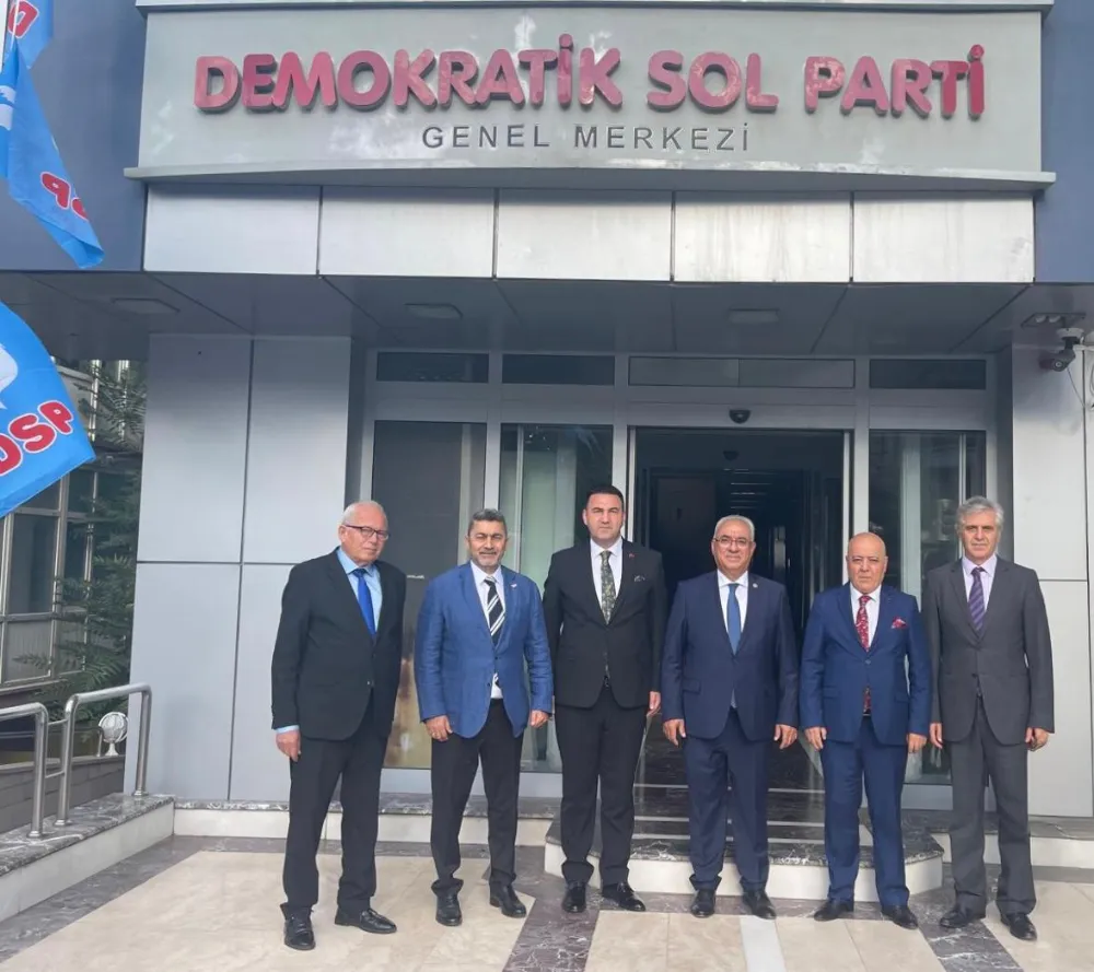 Federasyonlardan DSP Genel Başkanı Aksakala ziyaret 