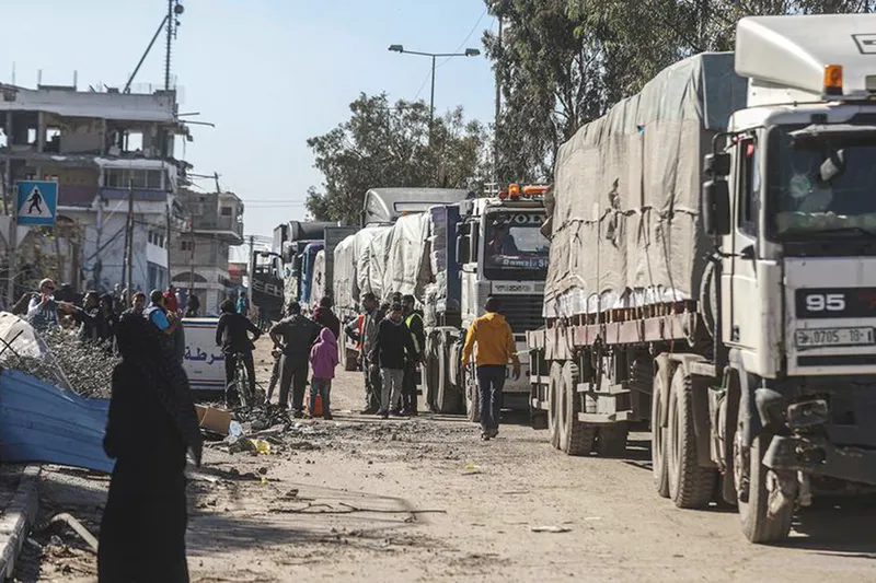 BM: Binlerce ton yardım Gazze