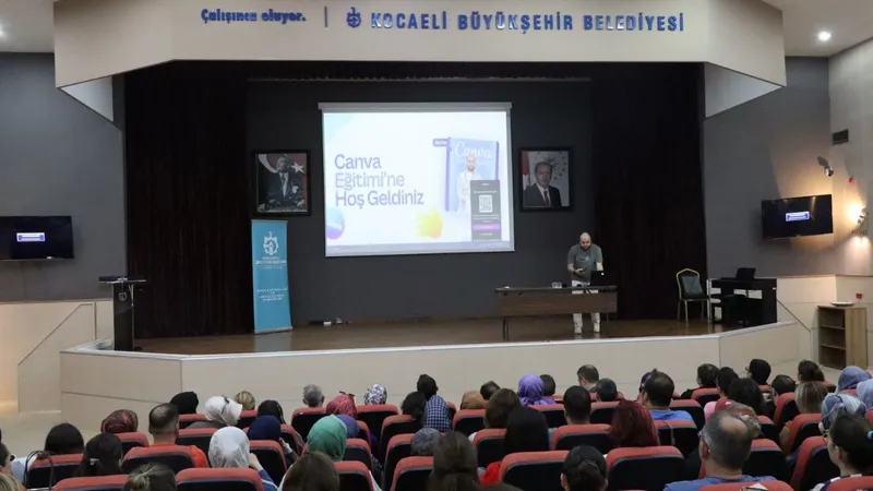 Kocaeli Büyükşehir personeli “Canva” eğitimi aldı