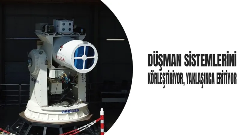 Düşman sistemlerini eritiyor