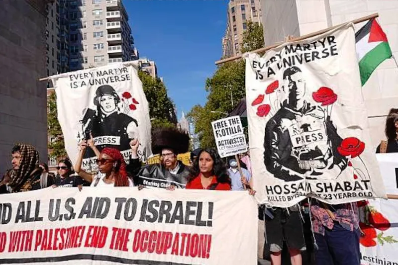 New York’ta Gazze için sesler yükseliyor: İmha savaşına hayır!