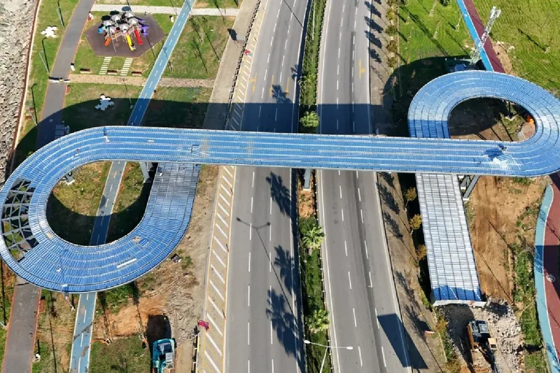 Trabzon’da yapımı süren ekolojik köprü yıl sonunda tamamlanacak