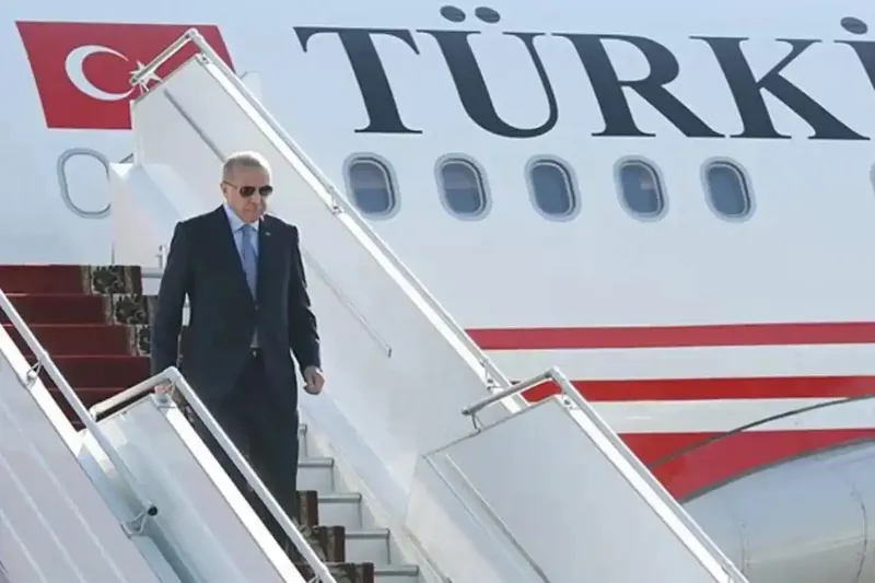 Cumhurbaşkanı Erdoğan Türk Devletleri Teşkilatı Zirvesi için Azerbaycan