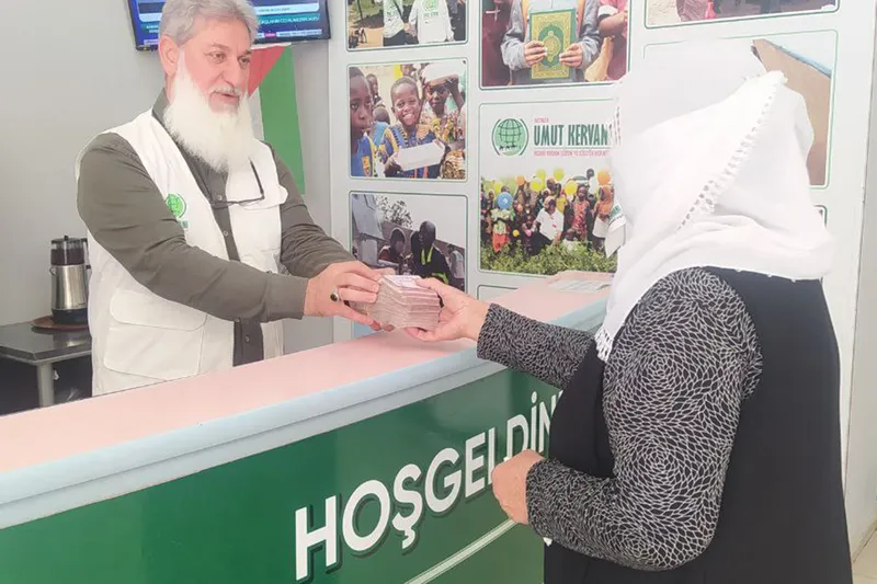 Yaşlı teyzeden Gazze