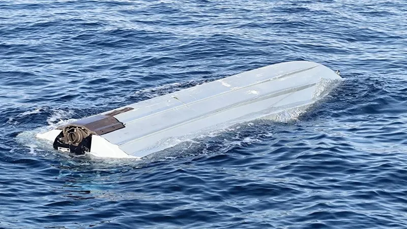 Hopa açıklarında insansız deniz aracı bulundu