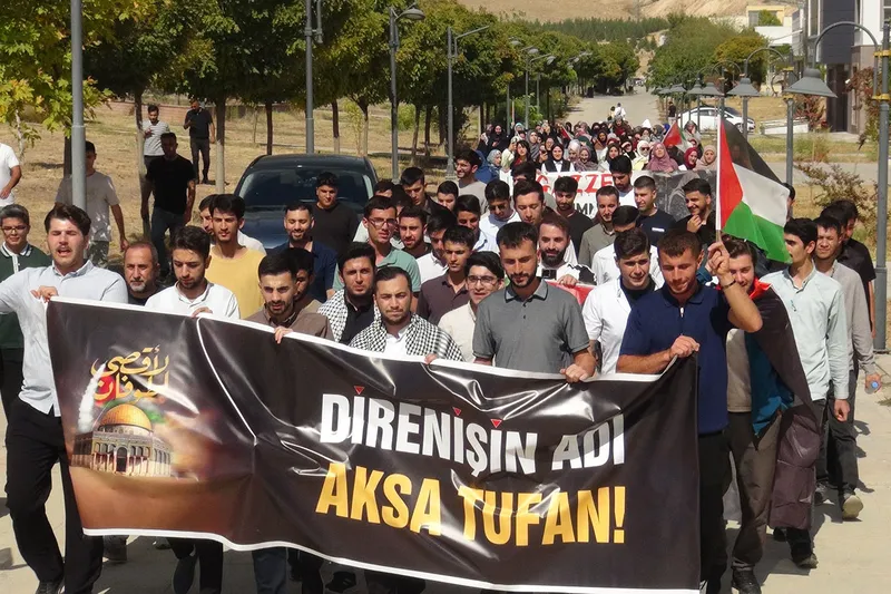 Batman Üniversitesi öğrencilerinden Gazze