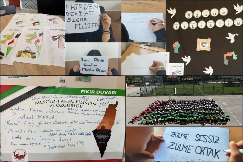 Konya’da tüm okullarda ‘Filistin Farkındalık Etkinlikleri’ yapıldı
