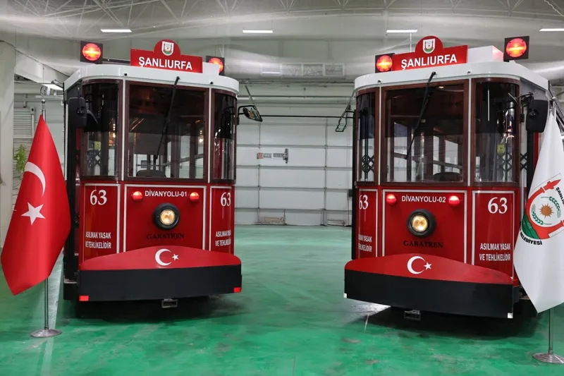 Şanlıurfa’da Divanyolu Yaya Dostu Oluyor, Nostaljik Tramvaylar Geliyor