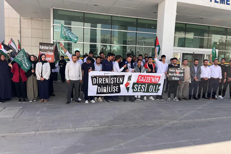 Aksa Tufanı yıl dönümü nedeniyle Şırnak’ta Üniversite öğrencileri basın açıklaması düzenledi