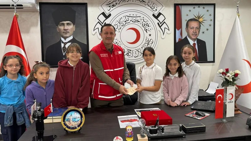 Nevruz Banoğlu’nun küçük kahramanları Gazze için bir oldu! 