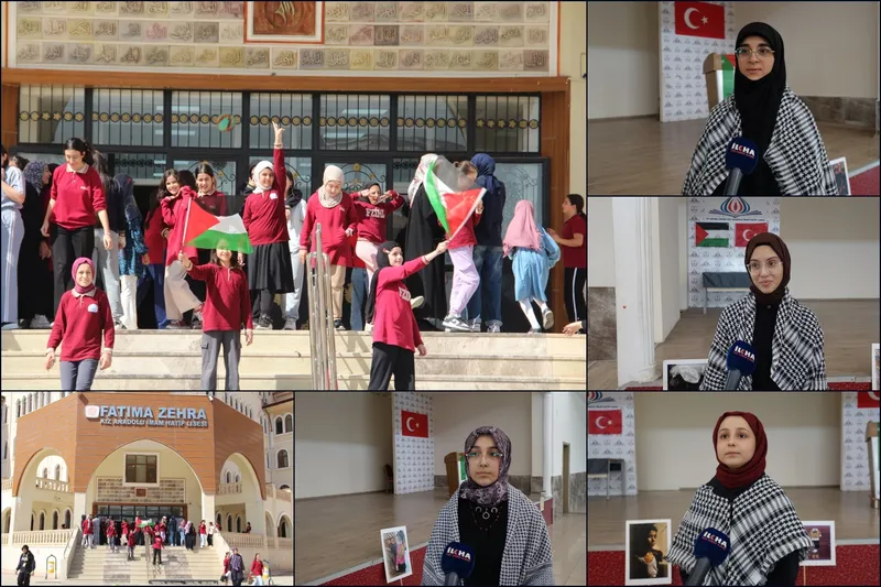 Öğrenciler: Gazzeli çocukların eğitim hakkı ellerinden alınmasın