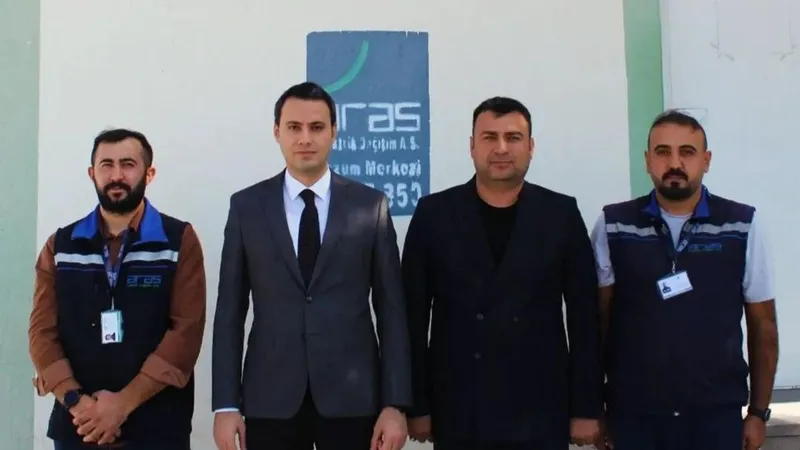 Kaymakam Mehmet Ali Semiz’den Aras EDAŞ’a ziyaret