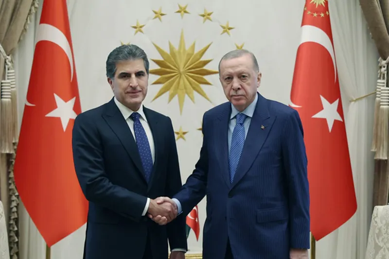 Cumhurbaşkanı Erdoğan, Barzani’yi kabul etti