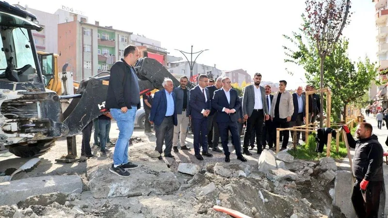 Vali Ziya Polat’tan Kağızman’a ziyaret: altyapı ve üstyapı çalışmaları yerinde incelendi