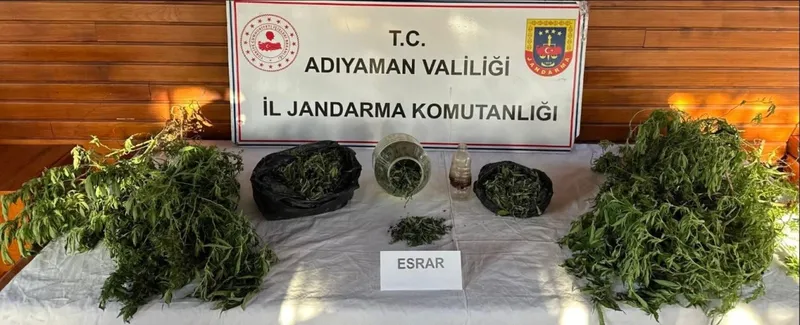 Adıyaman’da uyuşturucu ticareti yapan 3 şüpheli yakalandı 