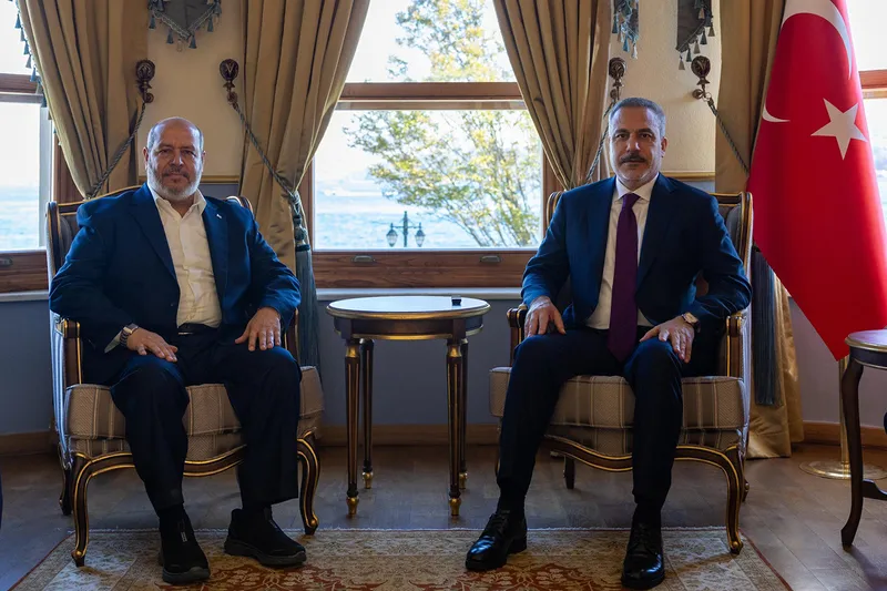 Bakan Fidan, HAMAS Siyasi Büro üyeleri ile bir araya geldi