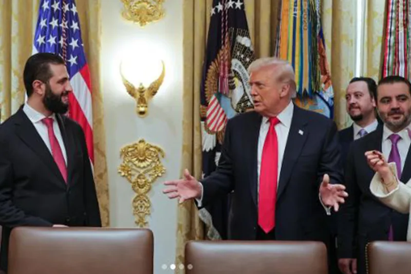 ABD Başkanı Trump ile Suriye Cumhurbaşkanı Şara görüştü