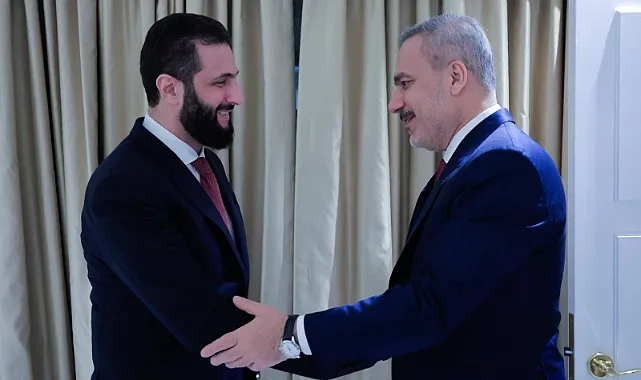 Hakan Fidan, Suriye Cumhurbaşkanı Ahmed eş-Şara ile Washington’da Görüştü
