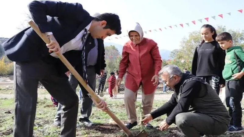 İbradı’da Milli ağaçlandırma günü coşkusu