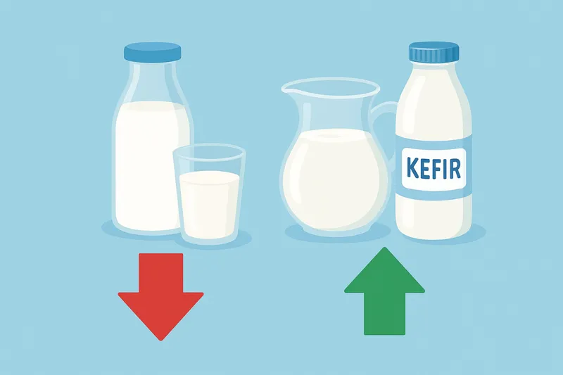 Eylül Ayında İnek Sütü Azalırken, Ayran ve Kefir Üretimi Yükseldi