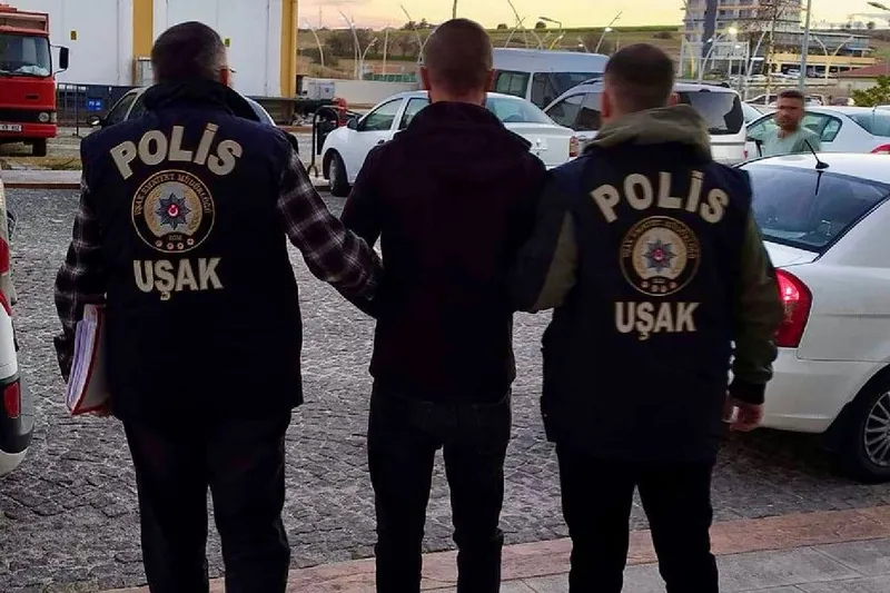 Uşak’ta 16 yıl kesinleşmiş hapis cezası bulunan şahıs yakalandı