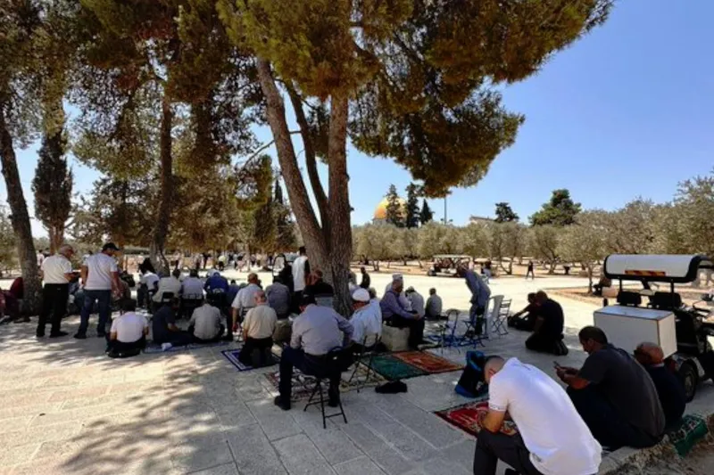 Yüzlerce işgalci siyonist Mescid-i Aksa’ya baskın düzenledi