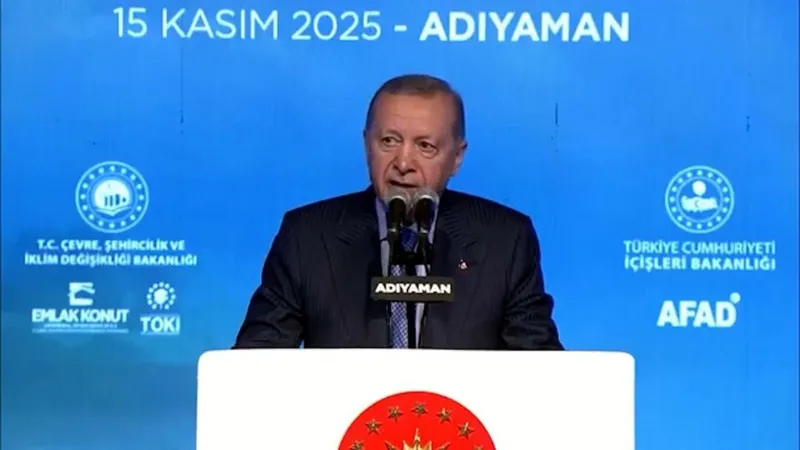 Cumhurbaşkanı Erdoğan Adıyaman’da: ‘Adıyaman