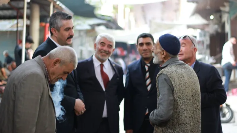 MHP Adıyaman İl Teşkilatı sahada: ‘Hayırlı Günler Komşum’ ziyaretleri devam ediyor 