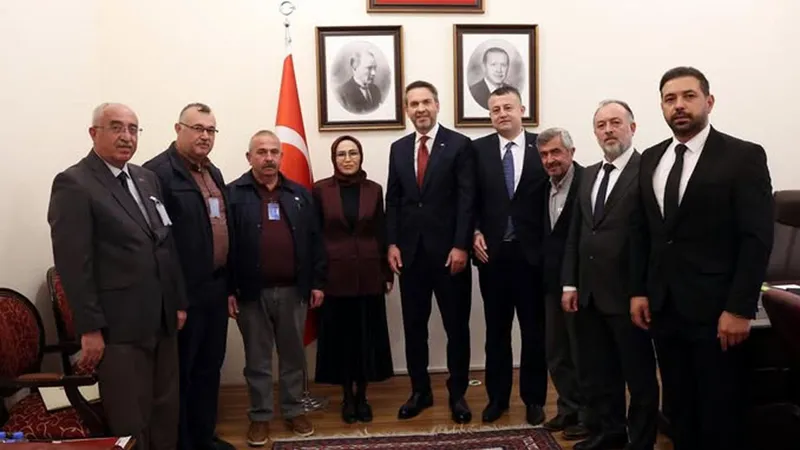 AK Parti Beypazarı heyetinden Enerji Bakanı’na ziyaret