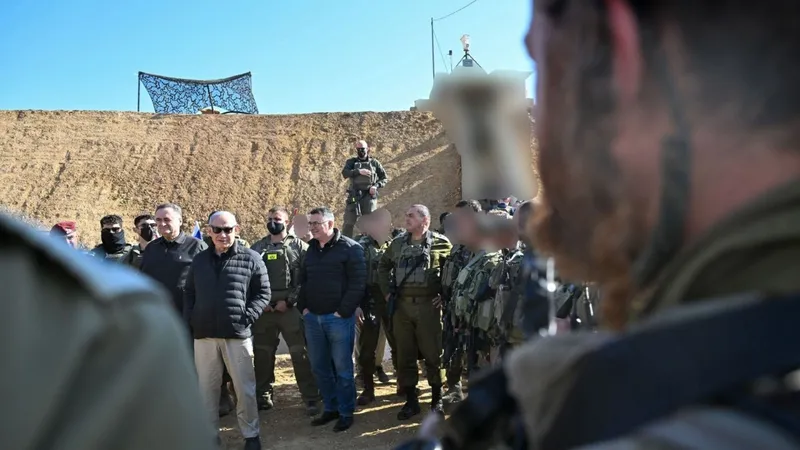 Netanyahu, İsrail’in Suriye’deki tampon bölgesini ziyaret etti 