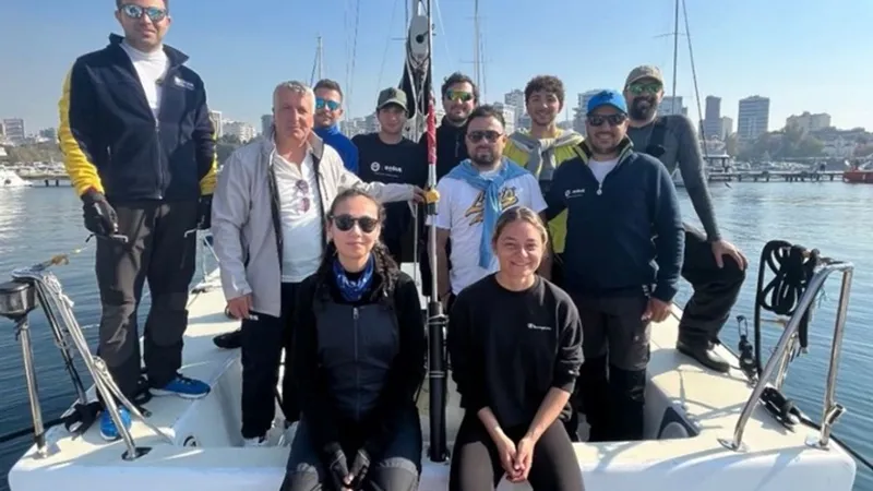 Trabzon Akyazı yelken kulübü kendi sınıfında 4.cü oldu