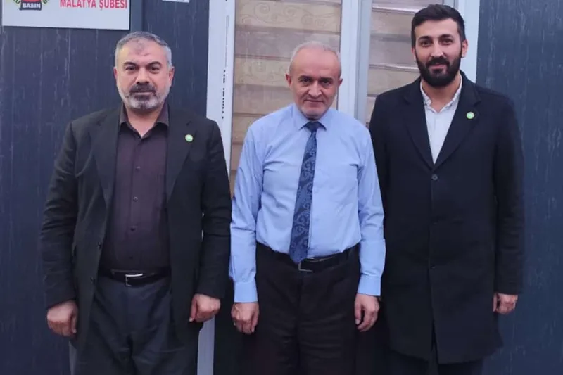 HÜDA PAR Malatya İl Başkanı Sevgili’den Anadolu Basın Birliğine ziyaret