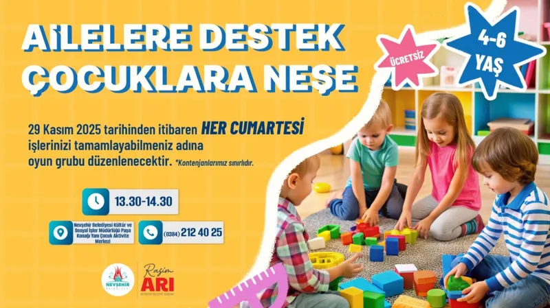 Nevşehir Belediyesi’nden Çocuklara Sağlıklı ve Güvenli Eğitim Desteği