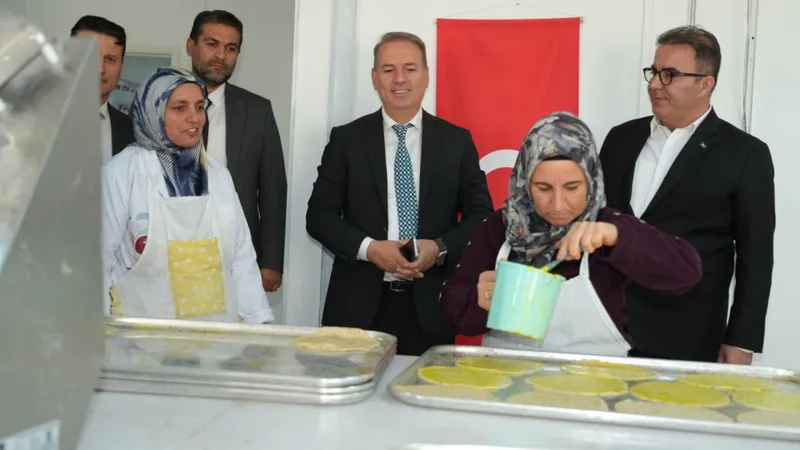 İl Müdürü Tosun’dan Samsat Çöreği Üretim Tesisi